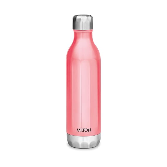 Milton Bliss 1100 ML Vaccum Insulated Water Bottle | Hot & Cold | Pink | 1 Pc