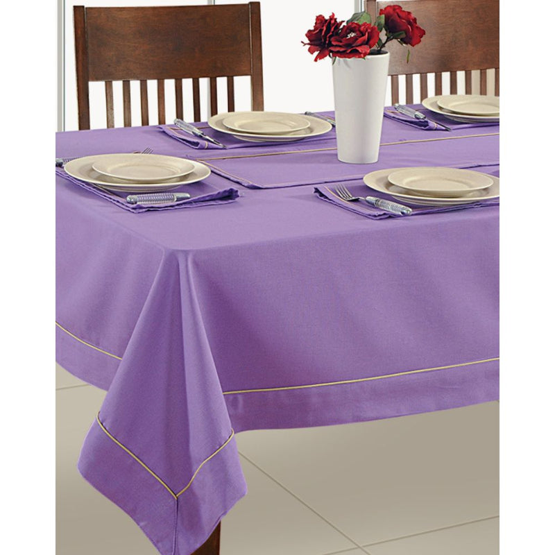 Swayam Plain Flat Rectangular Table Cover - 2