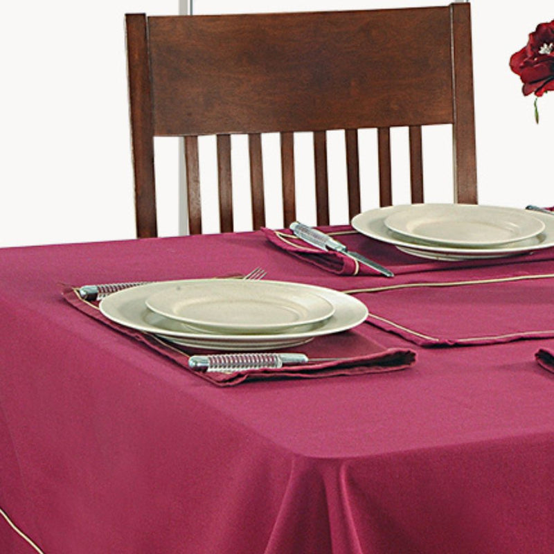 Swayam Plain Flat Rectangular Table Cover - 2