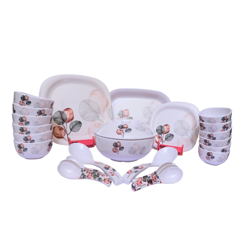 Terraware Sara Square Dinner Set Set of 24 Pcs – Rasoi Shop