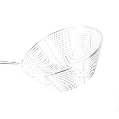 Classy Touch Stainless Steel Deep Fry Colander - 6