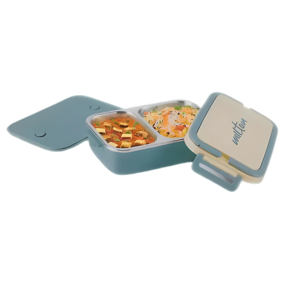 Milton Magic Meal 2 Steel Thermoware Insulated Tiffin Box | 1 Pc