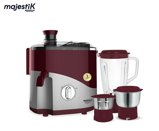 Maharaja Puremaxx 550 Watts Juicer Mixer Grinder with Jars