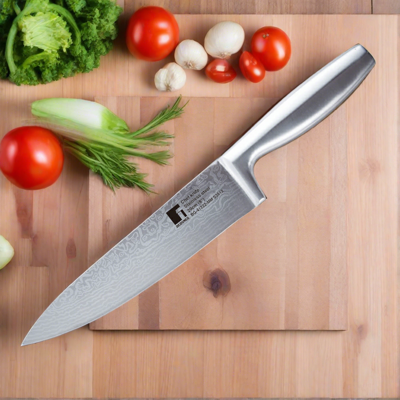 Bergner Argent Stainless Steel Chef Knife with Matt Finish - 1