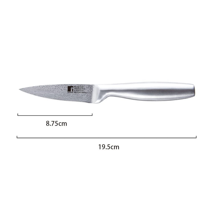 Bergner Argent Stainless Steel Paring Knife with Matt Finish - 3