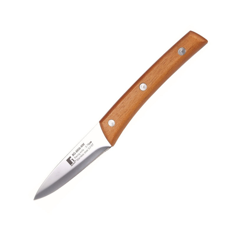 Bergner Natural Stainless Steel Slicer Knife with Wooden Handle  - 1