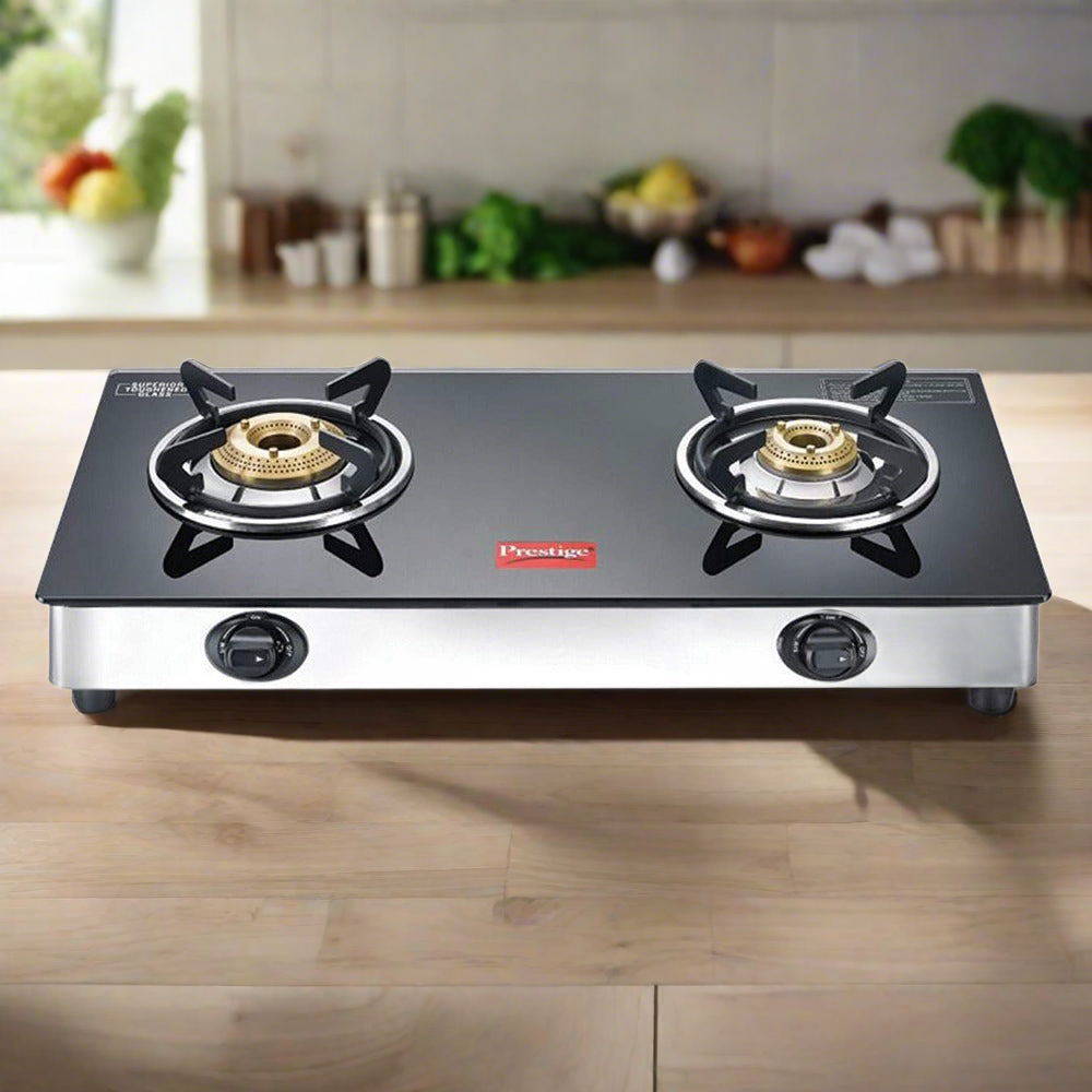 Prestige Marvel Plus Glass Top Gas Table GTM 02 SS