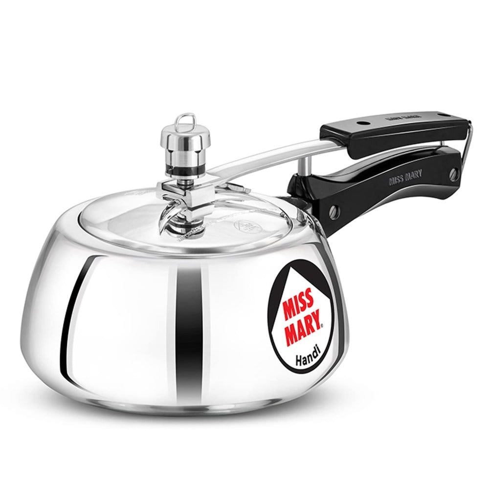 Hawkins Miss Mary Aluminium Handi Pressure Cooker Silver – Rasoi