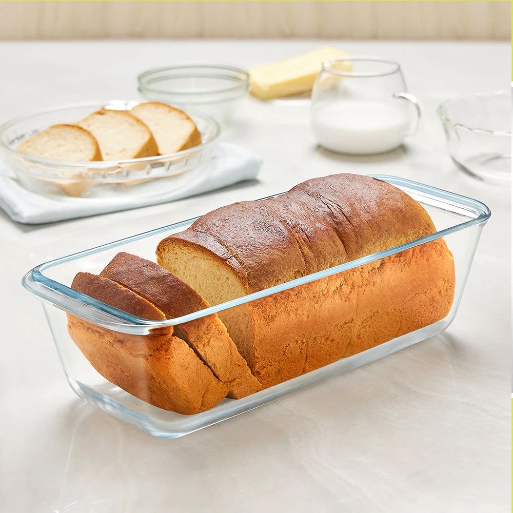 Amazon Pyrex Basics Bakeware Loaf Pan Glass Amazon Pyrex Bakeware