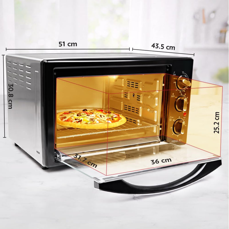 Borosil Prima 30 Litres Digital Oven Toaster & Grill - 9