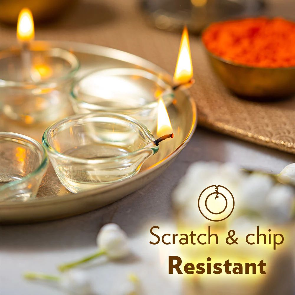 Borosil Glass Diya - 9