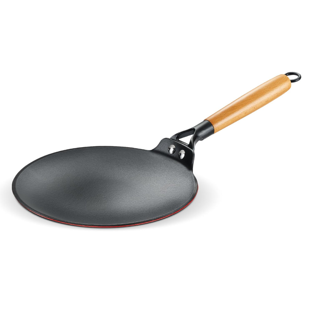 Prestige Castlite Enamel Coated Cast Iron 25 cm Concave Tawa - 1