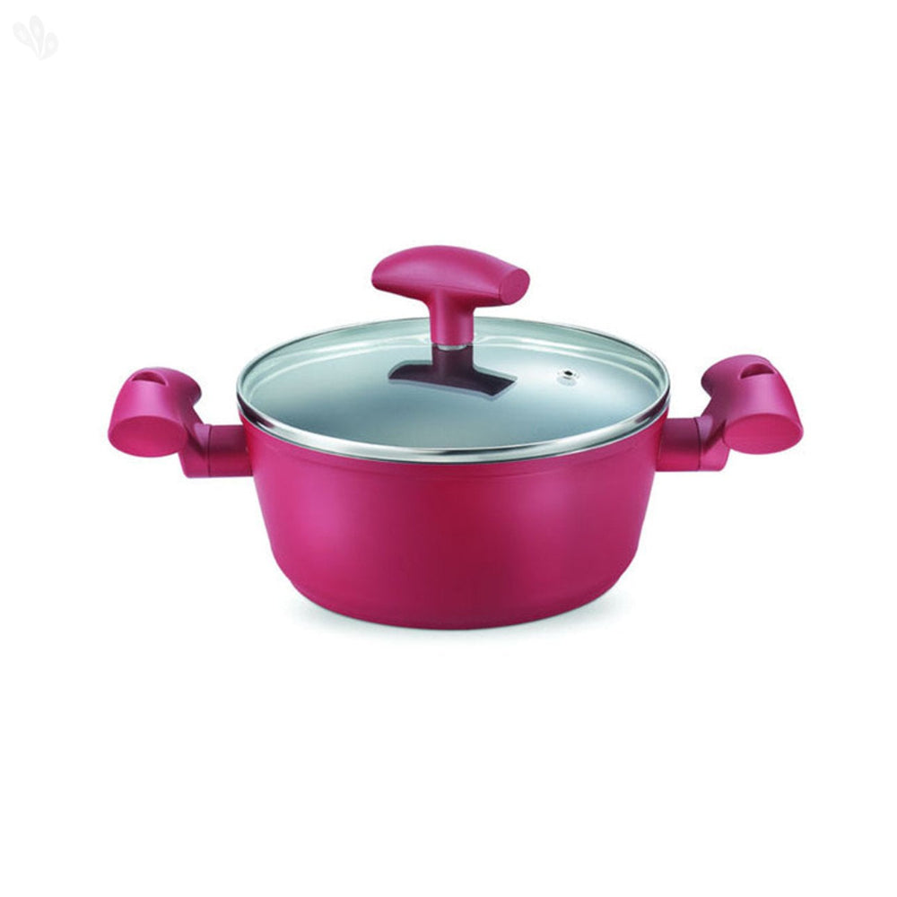 Prestige Aluminium Dura Plus 20 cm Forged Casserole with Lid - 1
