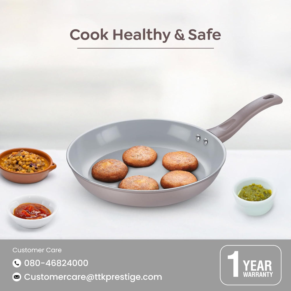 Prestige Ceraglide Duo Ceramic Coating Non Stick Aluminium Fry Pan - 17