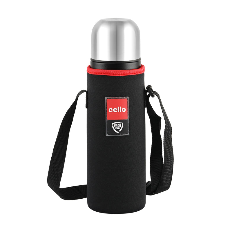 Cello Duro Flip Tuff Steel Water Bottle with Durable DTP Coating - 10