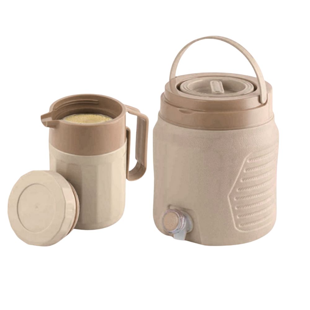 मिल्टन स्मारिका उपहार सेट - क्रेव 1500 कैसरोल + क्रिस्टल 1000 फ्लास्क | 2 पीस का सेट