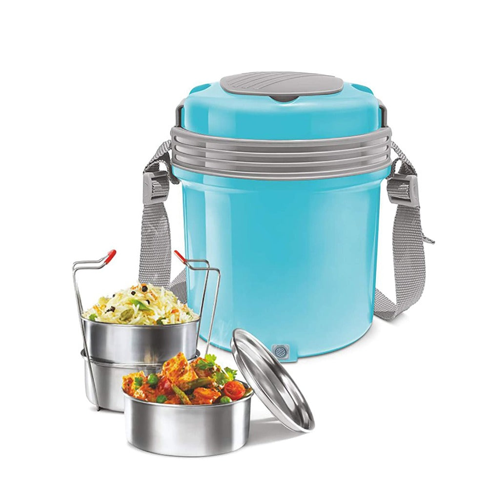 Milton Electron Insulated Stainless Steel Electric Tiffin Box