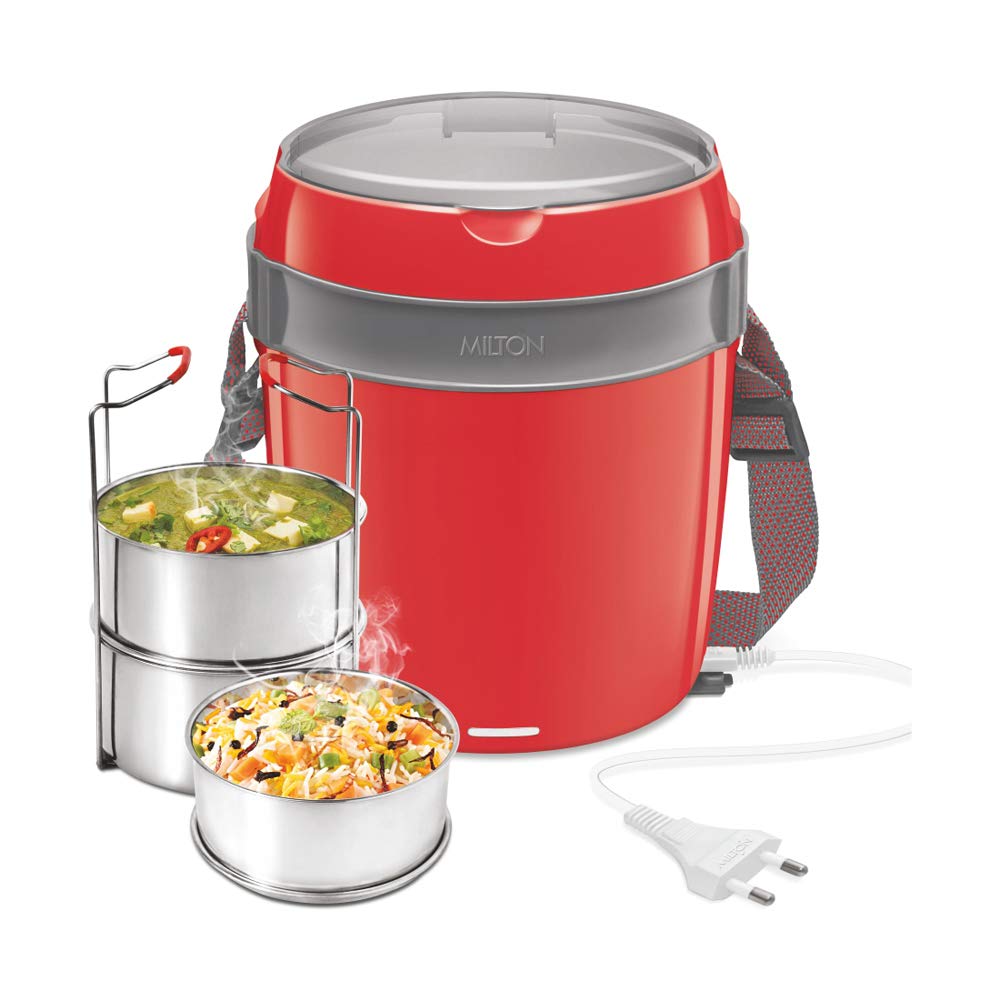 Milton Futron Insulated Stainless Steel Electric Tiffin Box