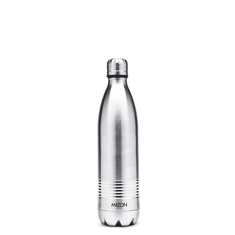 Milton Duo DLX Thermosteel Water Bottle 24 Hours Hot and Cold Silver