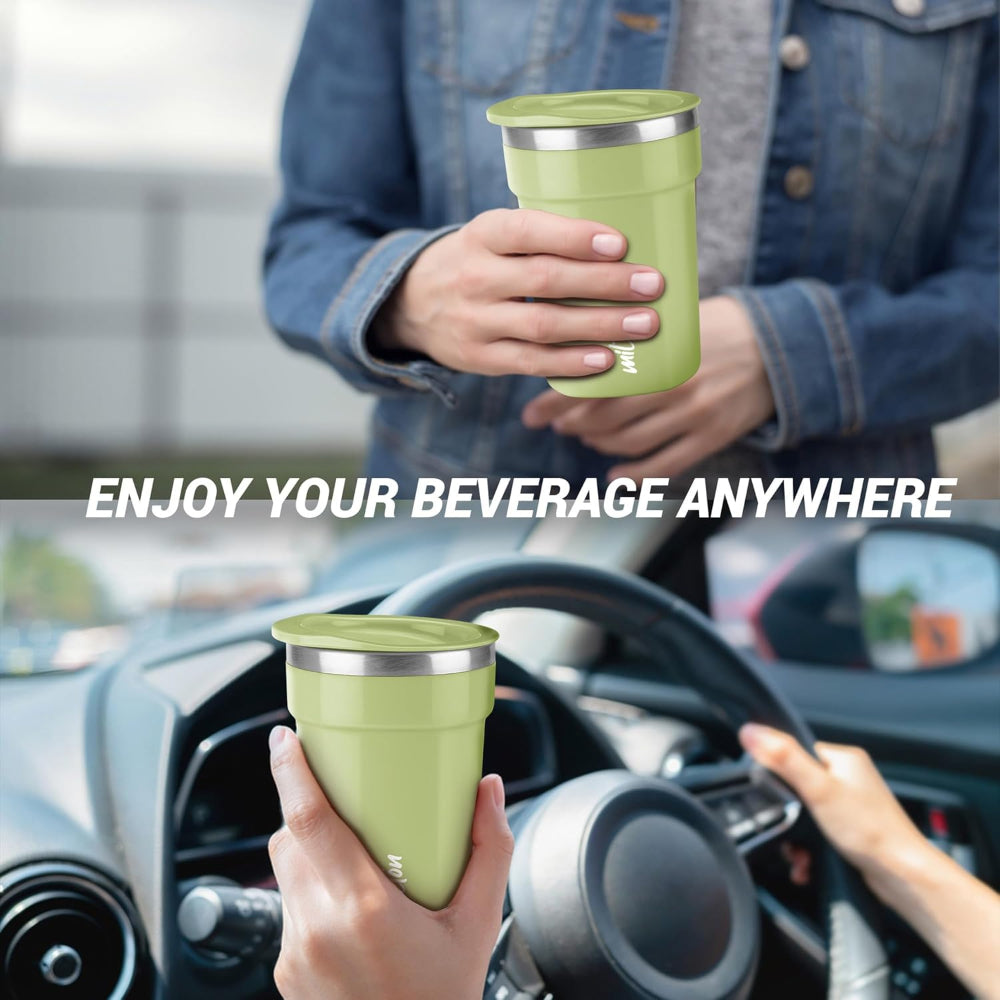 Milton Cool Touch 350 ML Deccan Mug with Lid - 12