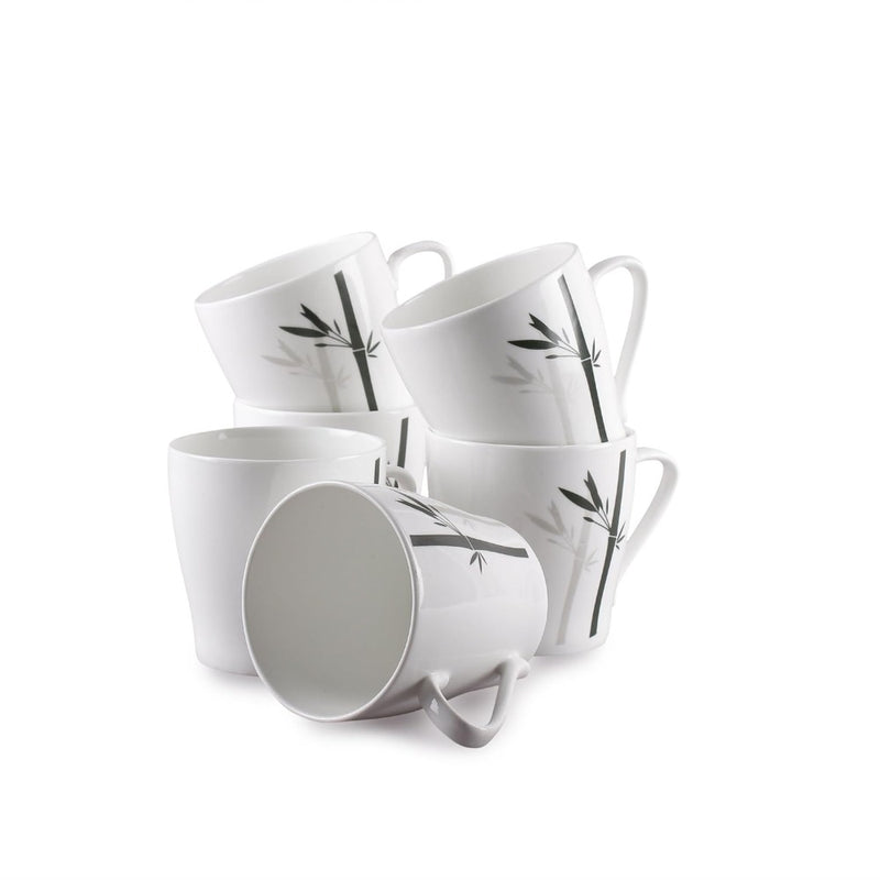 Clay Craft Ceramic Master Floral Printed 180 ML Coffee & Tea Mugs - 2