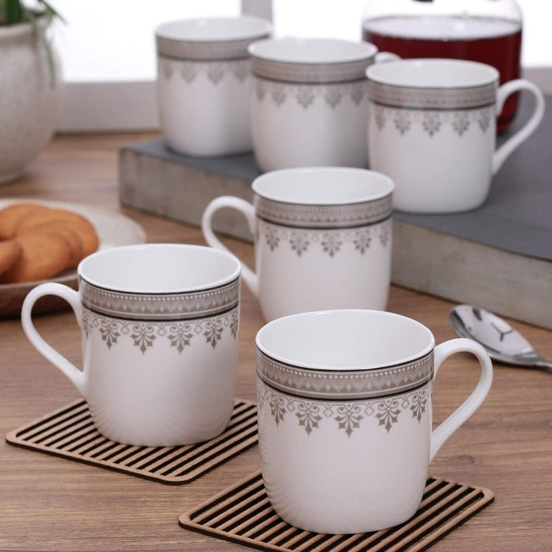 Clay Craft Ceramic Asian Super 200 ML Coffee & Tea Mugs - 1