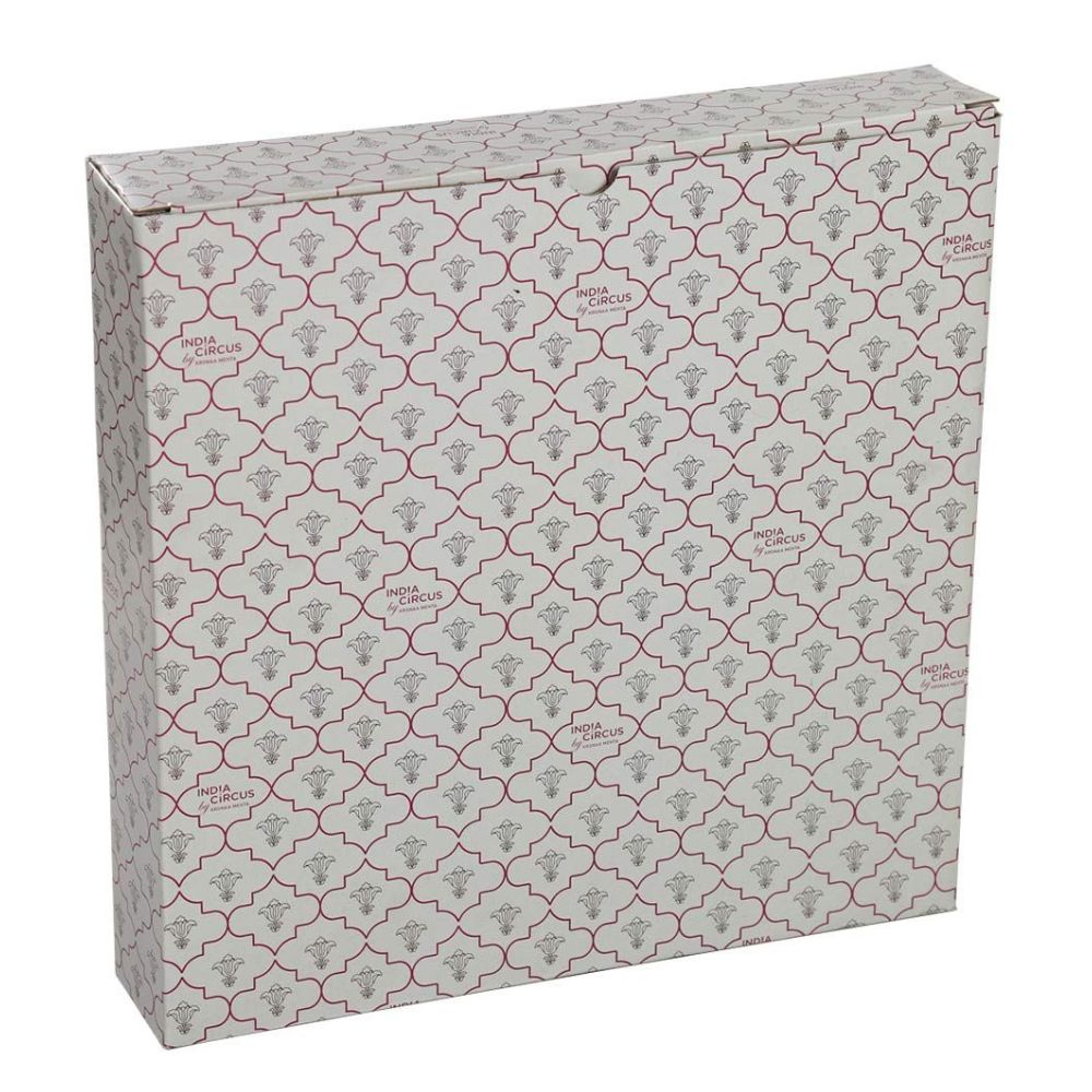 India Circus Rose Mallow Moscheutos Dinner Plate | 1 Pc-4