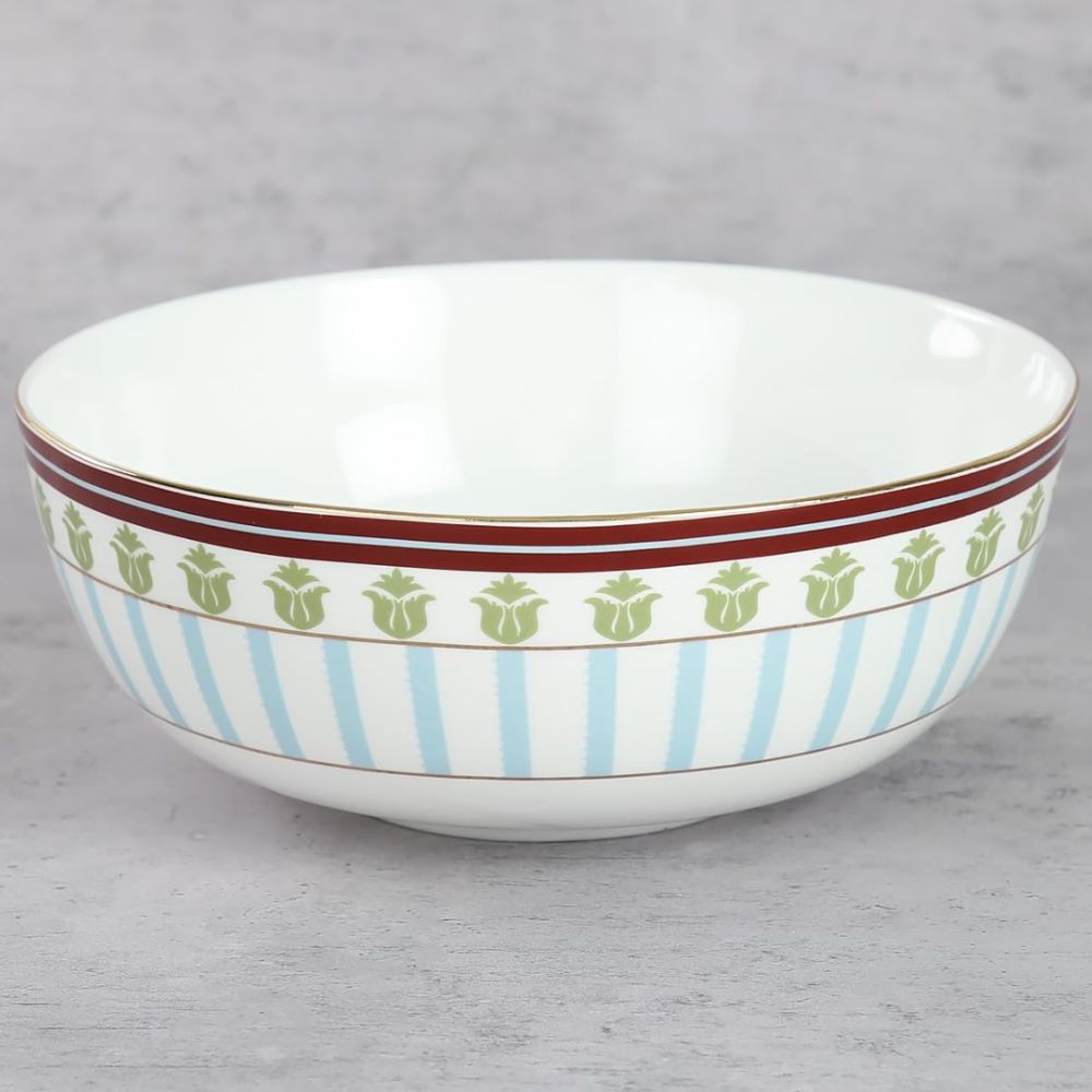 India Circus Petal Perfection Georgian Dinner Set | Premium 22K Liquid Gold | Set of 20 Pcs-4