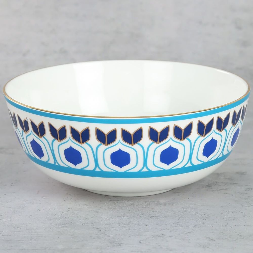 India Circus Botanical Elegance Dinner Set | Premium 22K Liquid Gold | Set of 20 Pcs-4