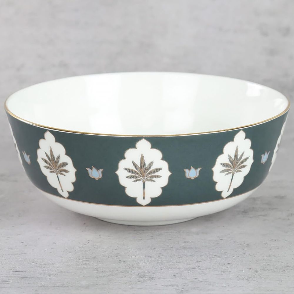 India Circus Gardenia Dreams Dinner Set | Premium 22K Liquid Gold | Set of 20 Pcs-5