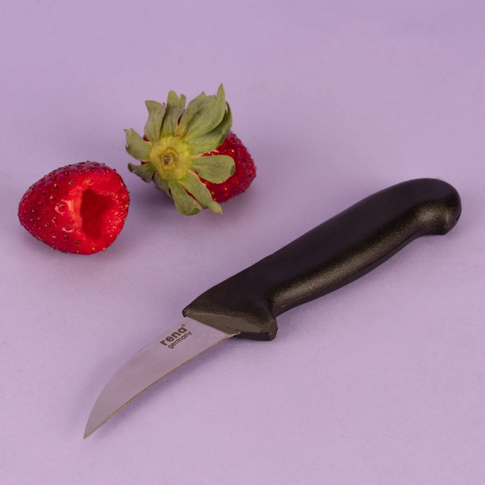 Rena Stainless Steel Bird's Beak Paring Knife with Plastic Hanadle - 2