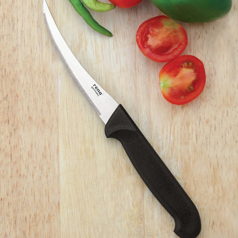 Rena Stainless Steel Curved Tomato Knife - 2