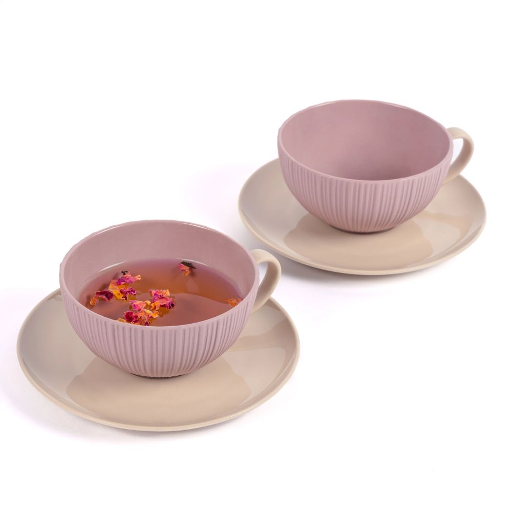 Rena Porcelain Belle Cup Saucer Set - 2