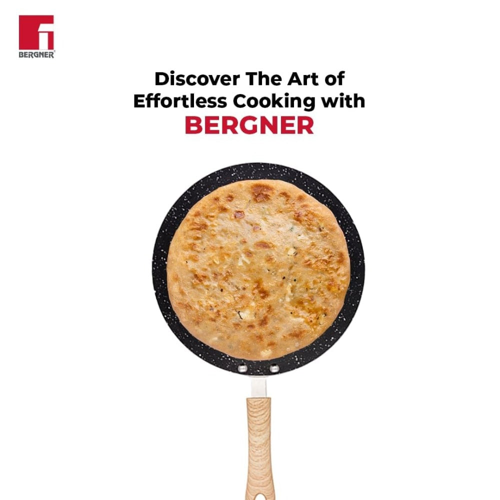 Bergner Bellini Aura Black Non Stick Concave Roti Tawa - 7