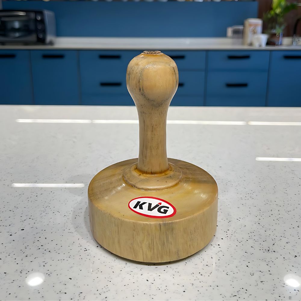 KVG Teak Akhand Dutta | Chapati Press | Roti Fluffer | Brown - 2