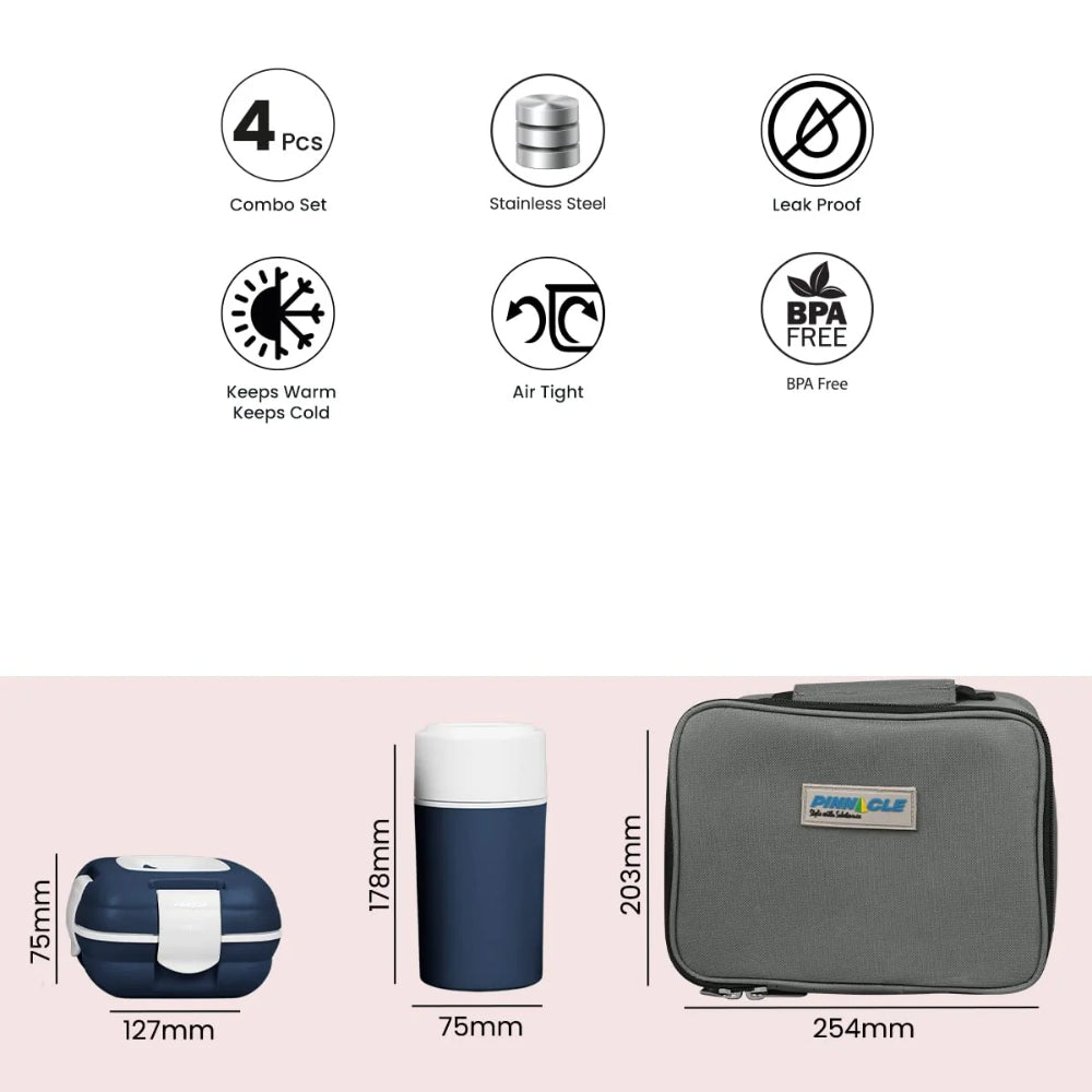 Pinnacle Paloma Lunch Kit with Insulated Bag - 9