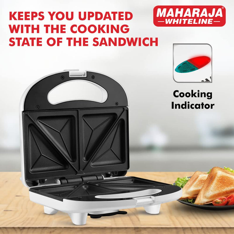 Maharaja Whiteline Viva Plus 750 Watts Sandwich Maker - 5