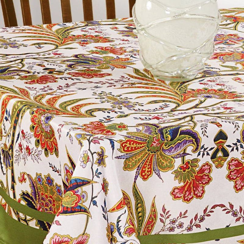 Swayam Floral Printed 6 Seater Rectangular Table Cover - 701 - 4