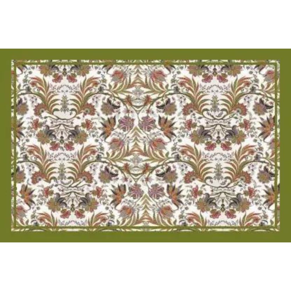 Swayam Floral Printed 6 Seater Rectangular Table Cover - 701 - 6