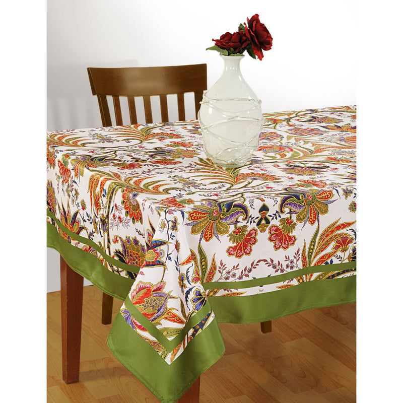Swayam Floral Printed 6 Seater Rectangular Table Cover - 701 - 2
