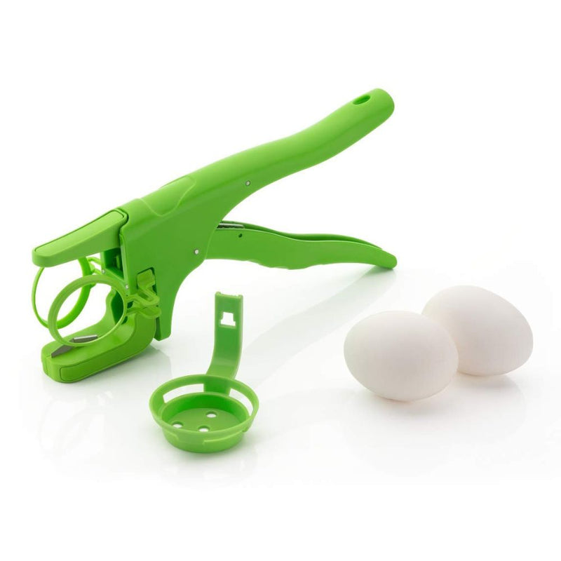 Ankur Plastic Handheld Egg Cracker with Separator For Raw Eggs - 2