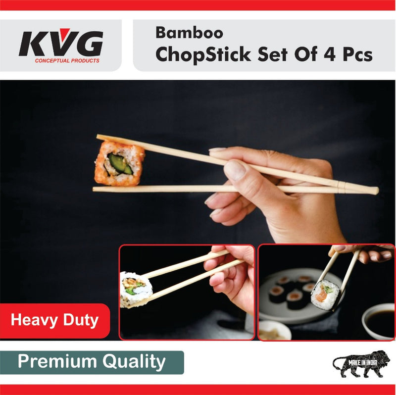KVG Bamboo Chopsticks Set - 3