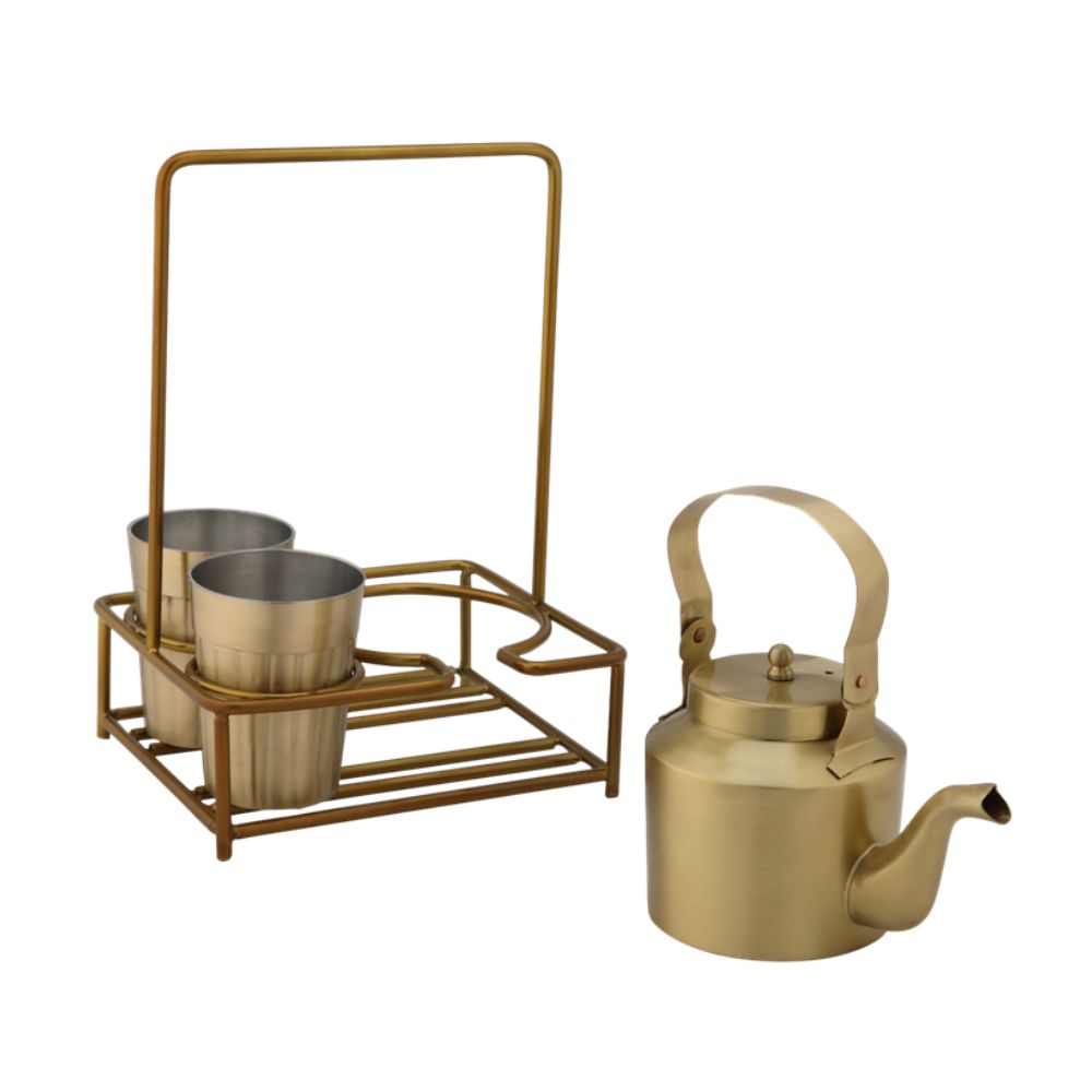 Brass Tea Set Brass Kettle And Toaster Set Tower Empire Jug Kettle