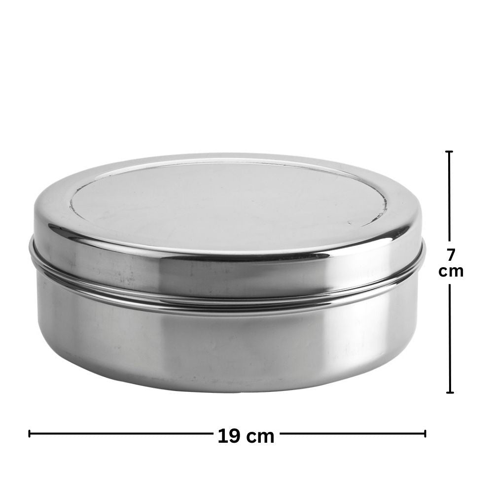 Bengani Stainless Steel 26 Gauge Puri Dabba - 4