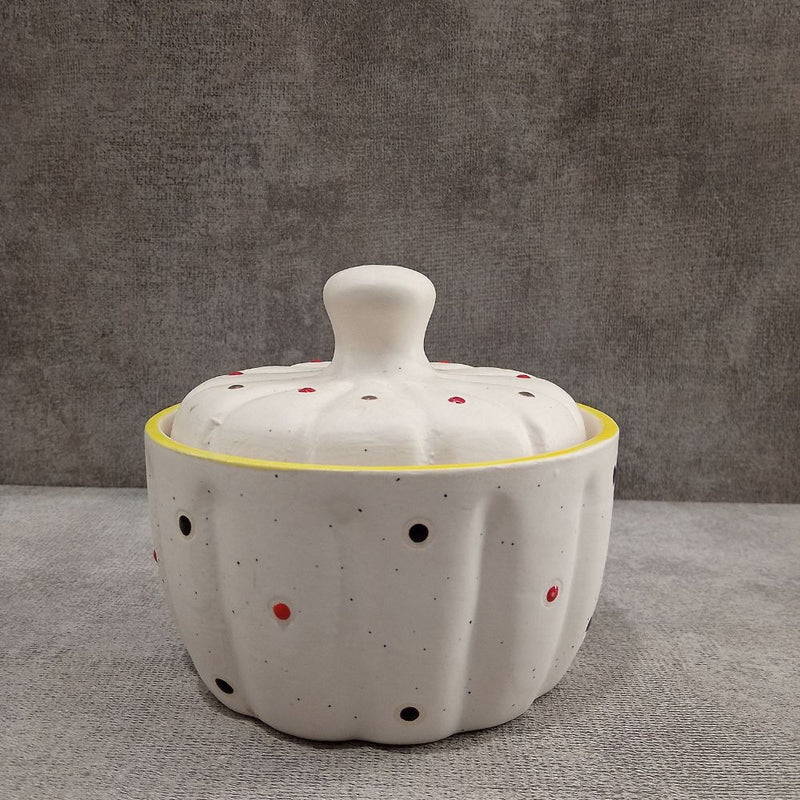 Rasoishop Ceramic 300 ML Butter Pot - 6