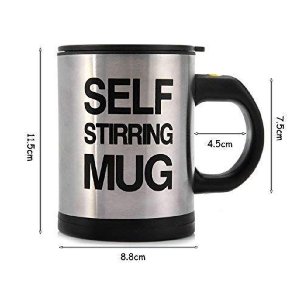 Automatic Stainless Steel Coffee Mixing Blender Self Stirring Mug