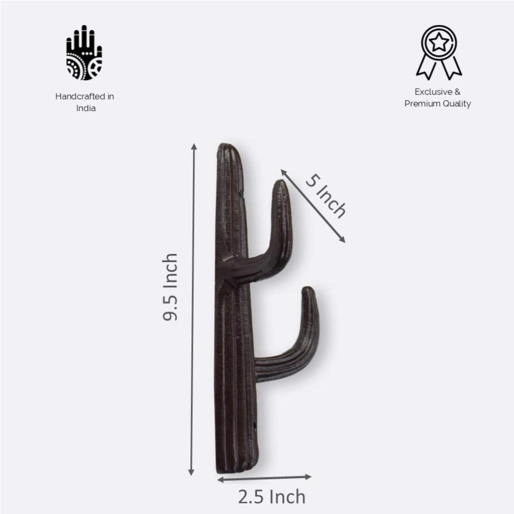 Softel Handcrafted Cacti Key Holder/Wall Shelf - 8