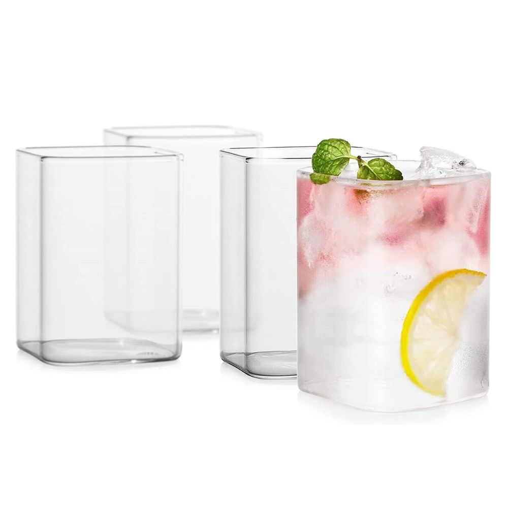 Treo Borosilicate V Square 230 ML Tumbler - 4