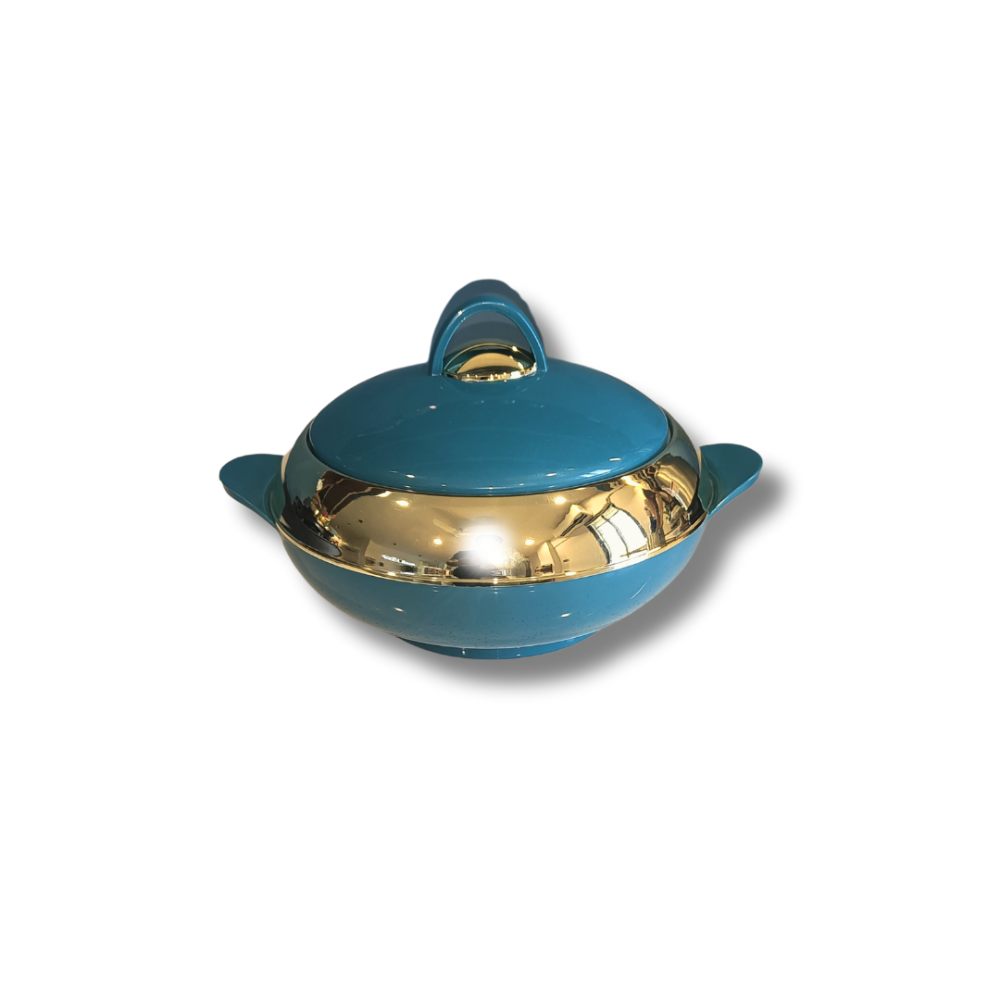 Asian Lotus Chrome Non Deluxe Insulated Casserole - 5