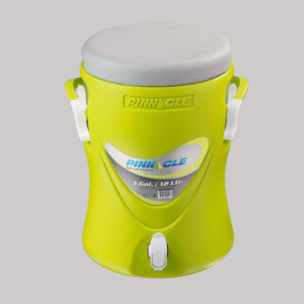 Pinnacle Platino 12 Litre Insulated Water Jug | Convenient Pull Tap Dispenser | Comfort Grip Handles | Travel-Friendly & BPA-Free